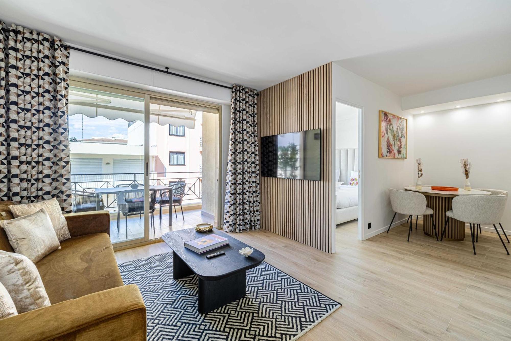 Harmony With Private Terrace - Near Croisette Apartament